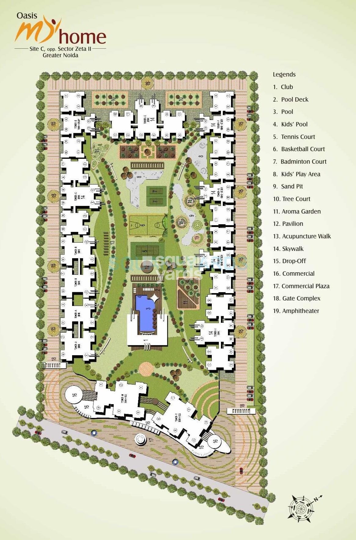 Oasis My Homes Master Plan Image