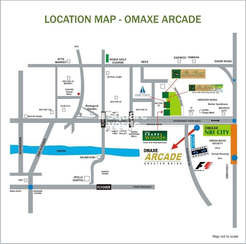 Omaxe Arcade Location Image