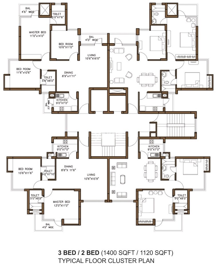 Omaxe Palm Greens Floor Plans 1