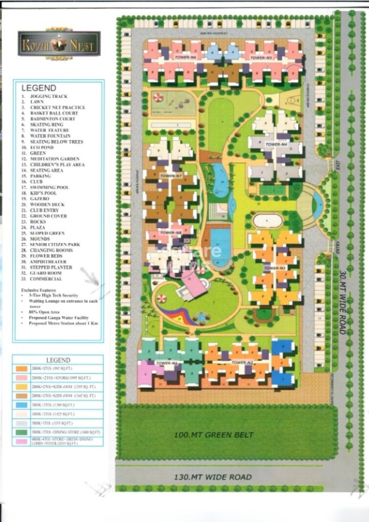 Omkar Royal Nest Master Plan Image