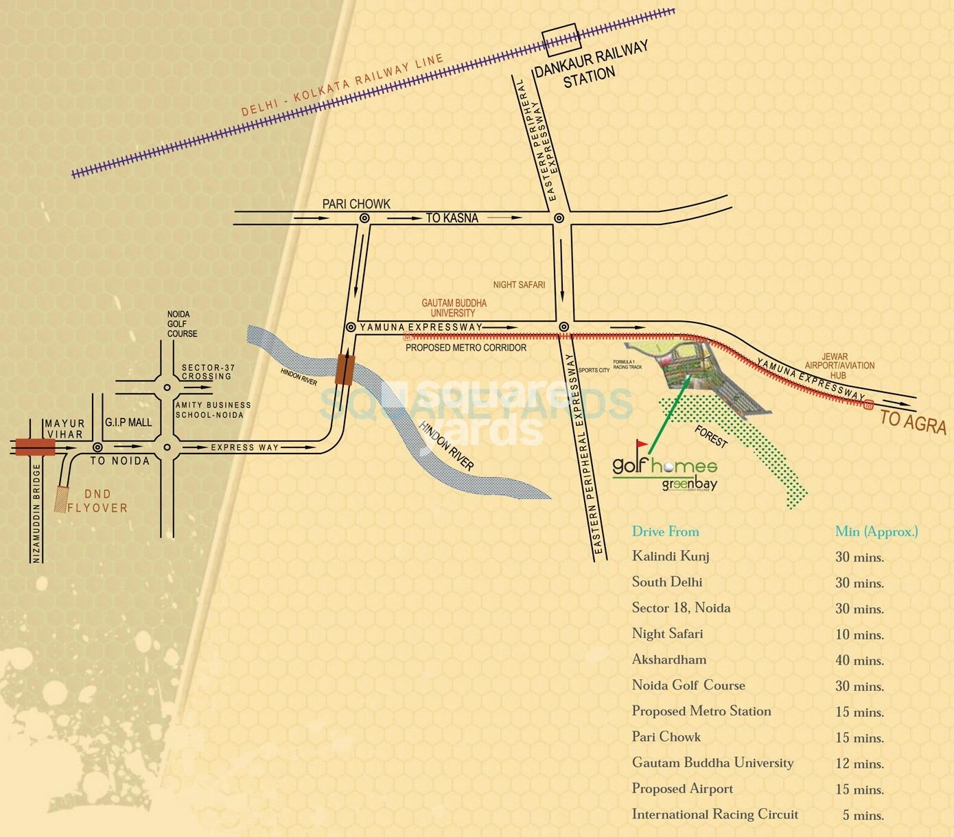 Orris Golf Homes Green Bay Location Image