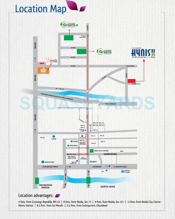Panchsheel Hynish Location Image