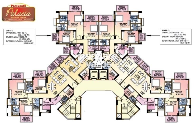 Parsvnath Palacia Phase 2 Floor Plans
