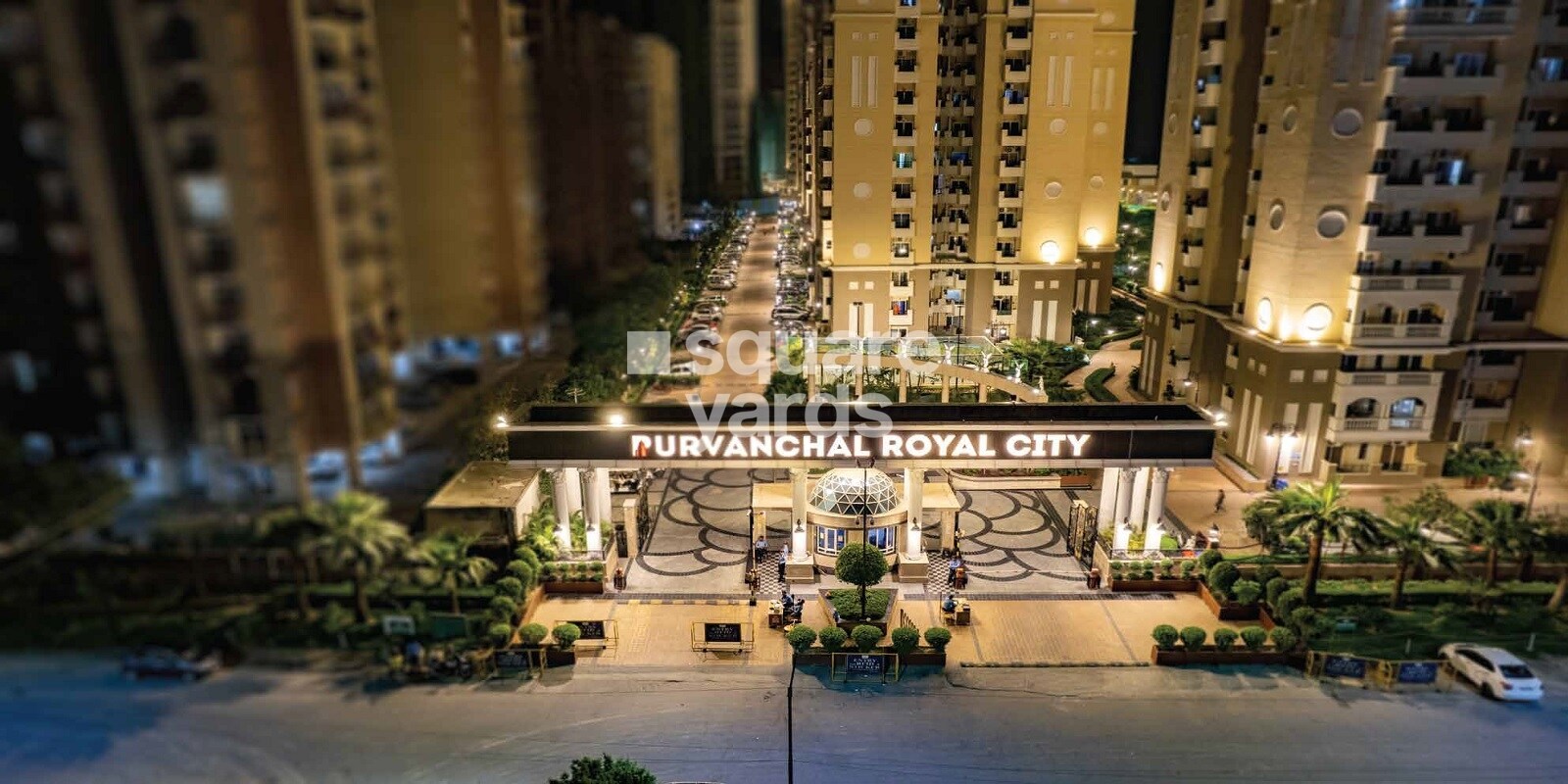 Purvanchal Royal City Entrance View