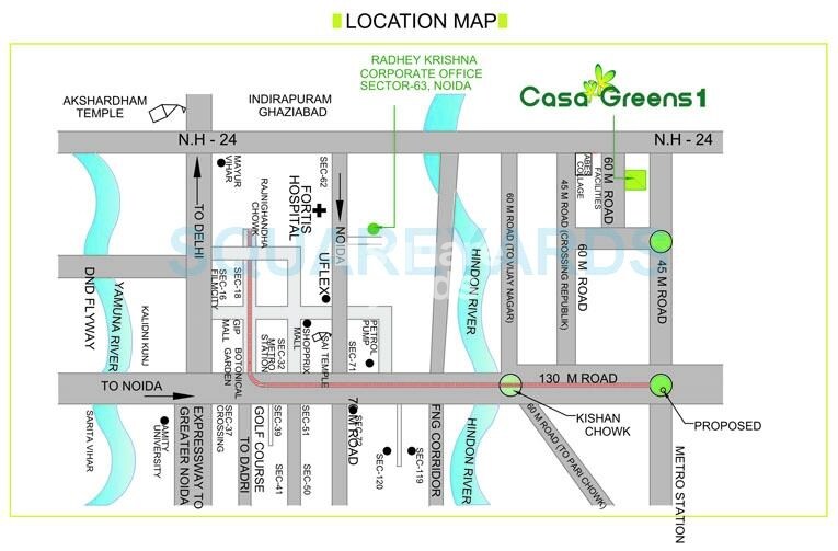 Radhey Krishna Casa Green I Location Image