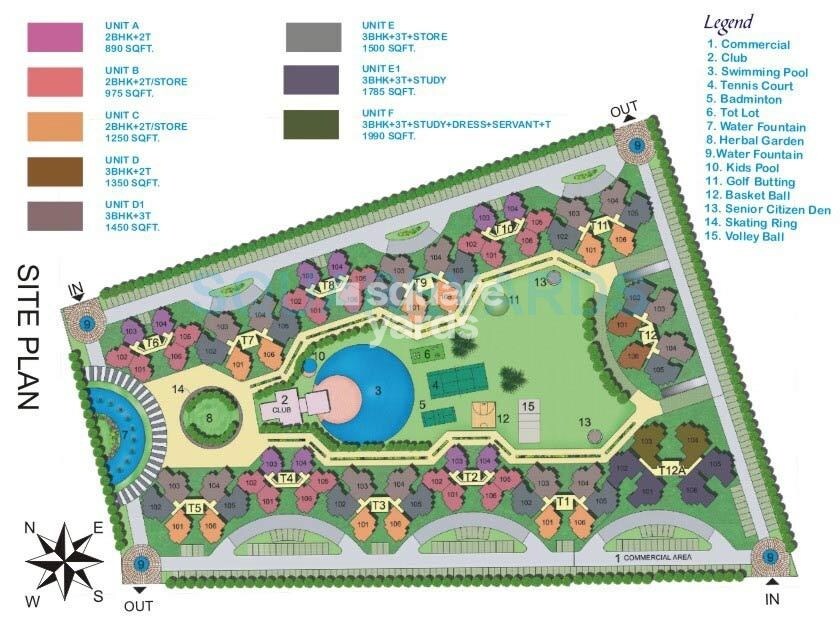 Rajput New Rajneegandha Greens Master Plan 1
