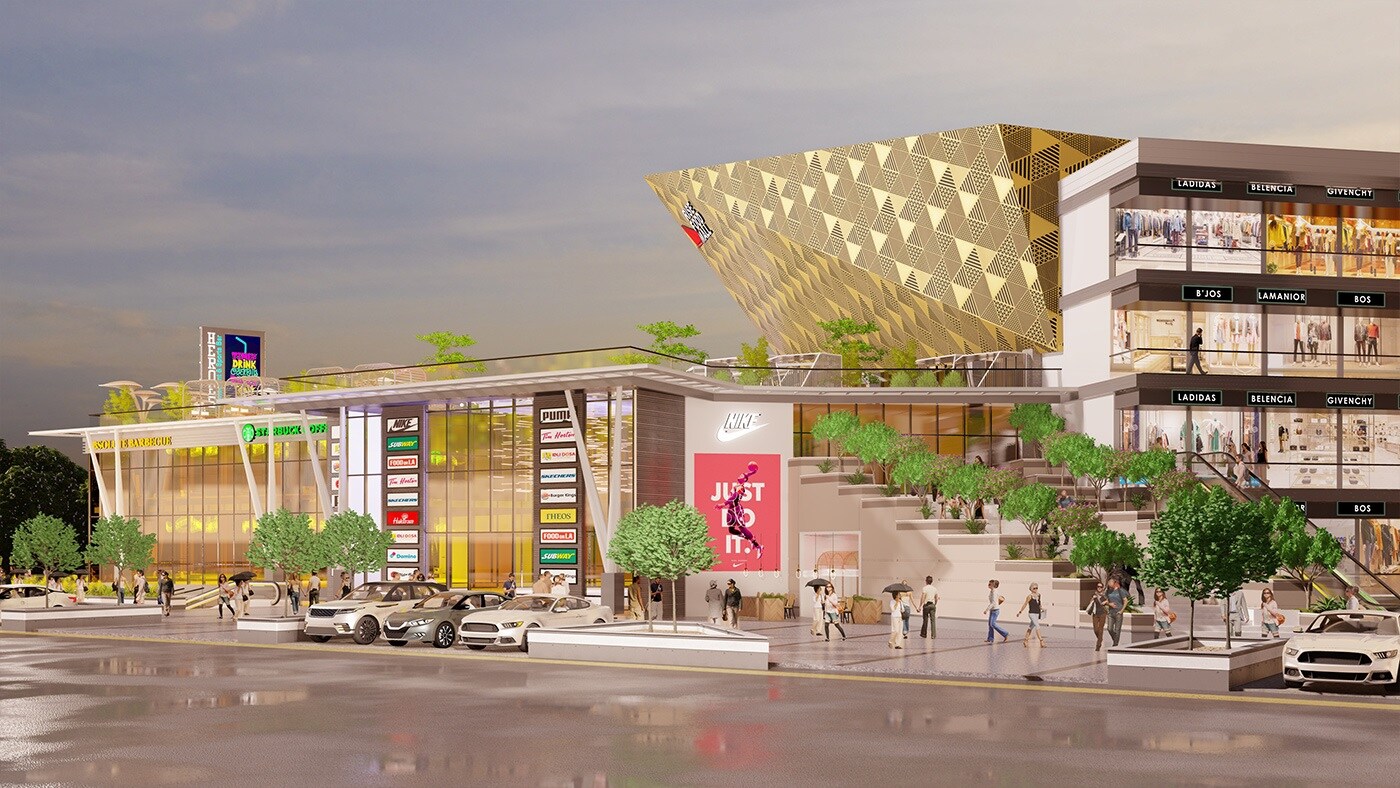 Rise Food Mall Commercial Exteriors 1