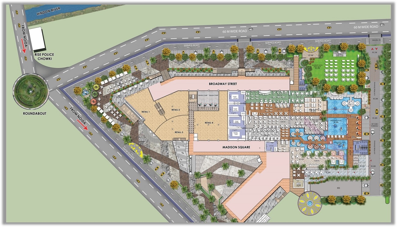 Rise Food Mall Master Plan Image