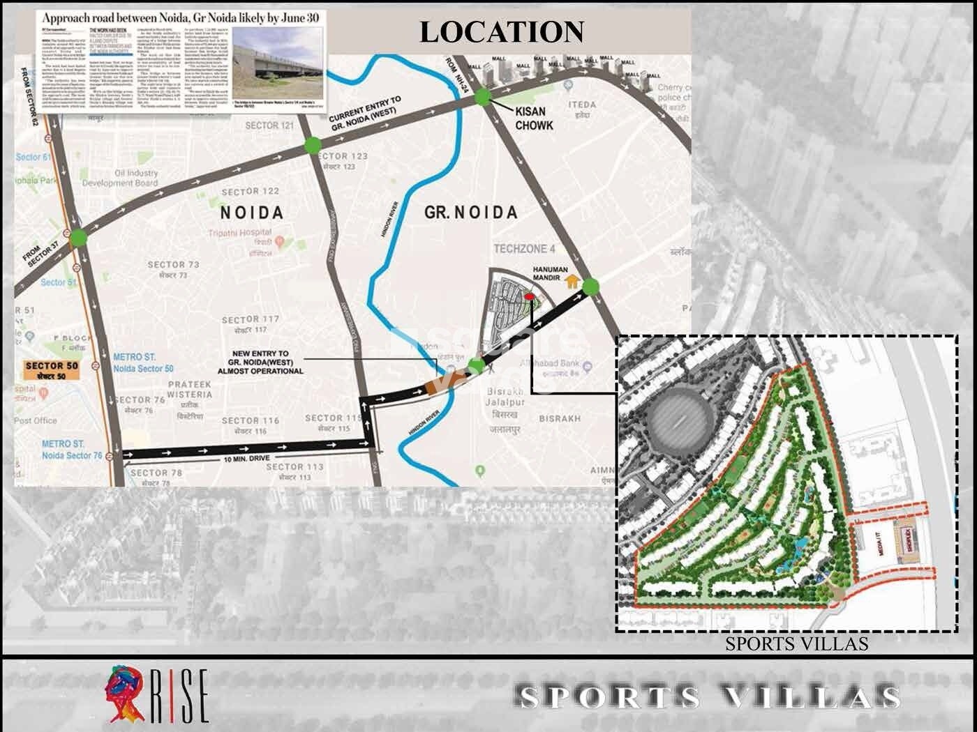 Rise Golf Villas Location Image