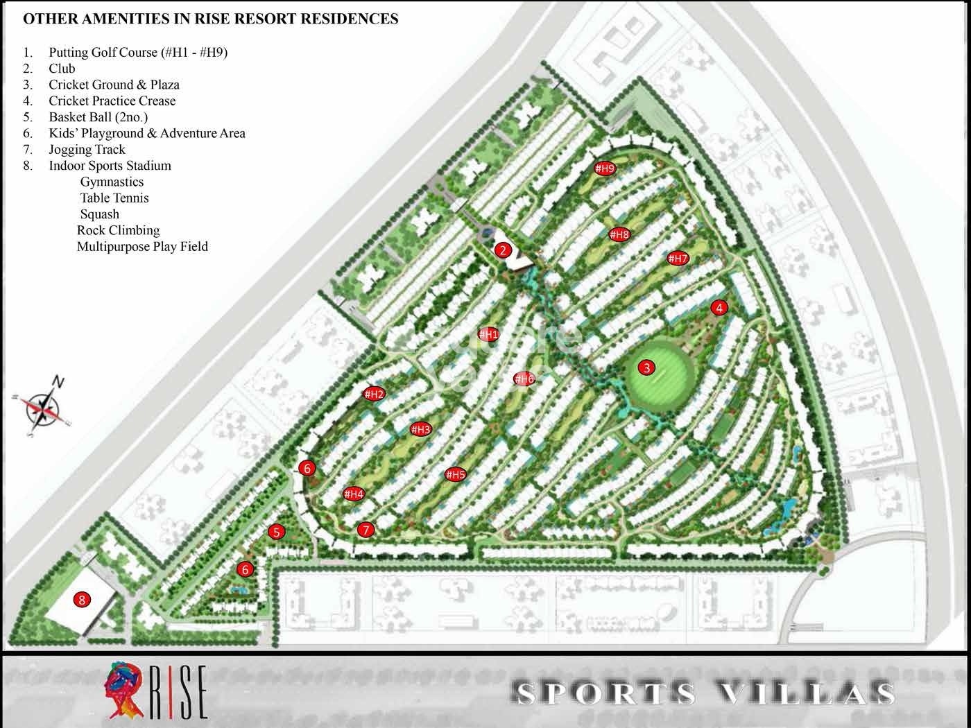 Rise Resort Residences Master Plan Image