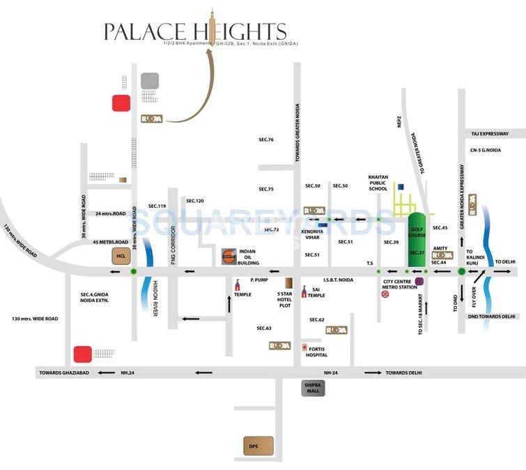 Rudra Palace Heights Location Image