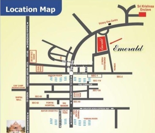 S S Emerald Location Image