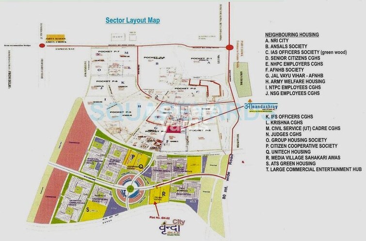 Samiah Vrinda City Location Image