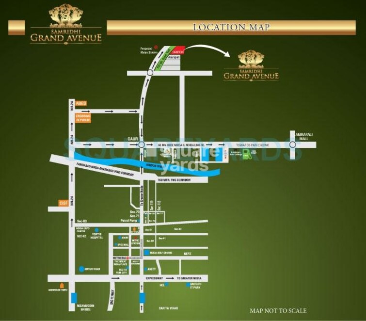 Samridhi Grand Avenue Location Image