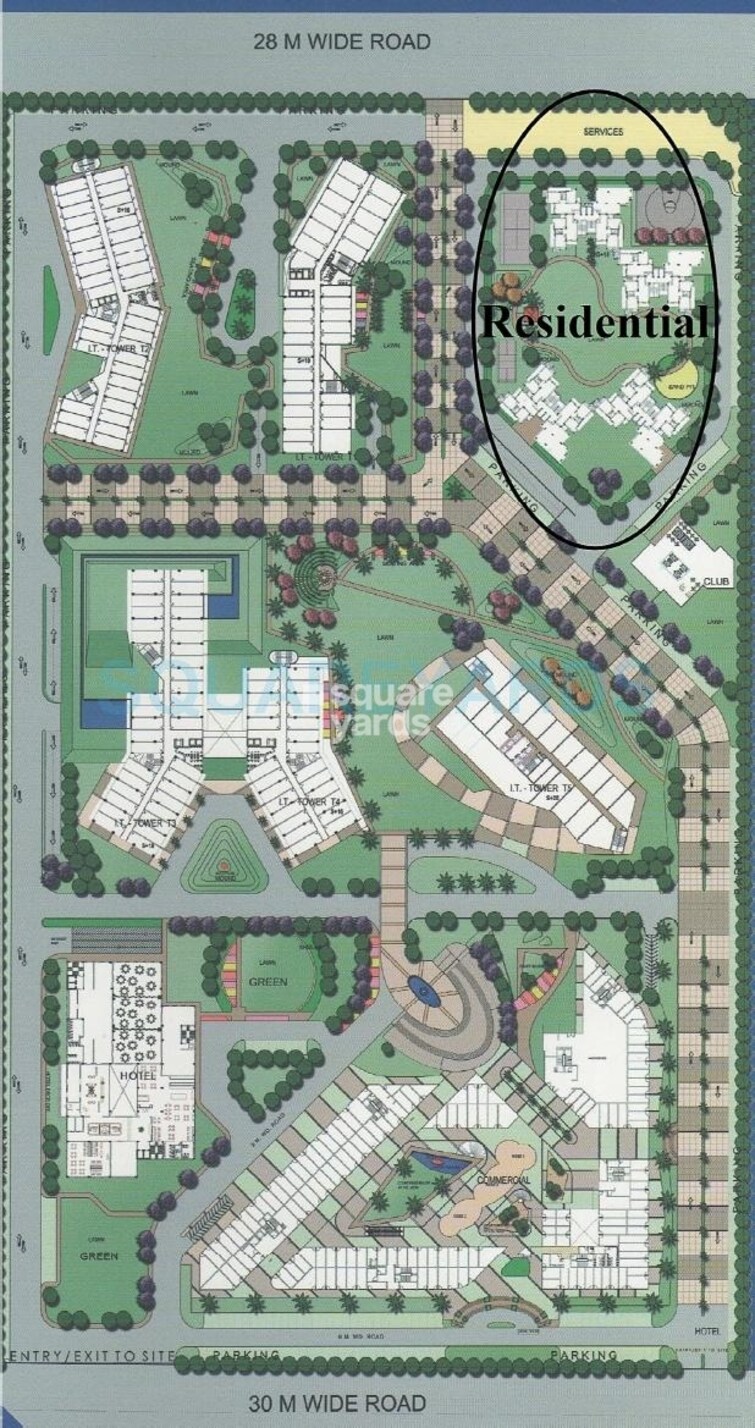 Sarvottam NX One Master Plan Image