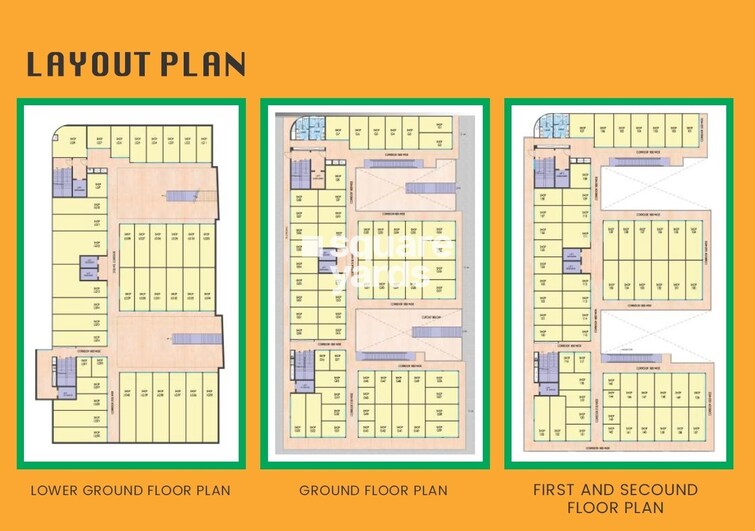 Satyam Galleria Floor Plans 1