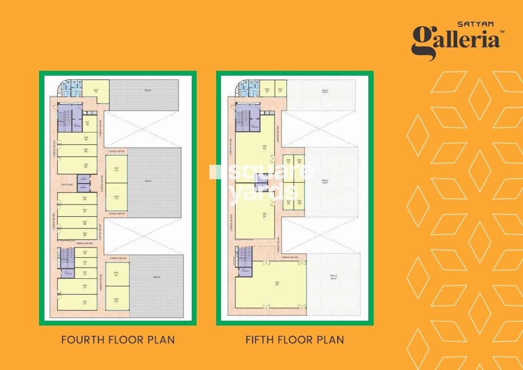 Satyam Galleria Floor Plans 2