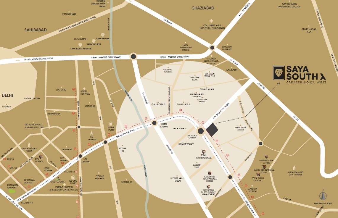 Saya South X Location Image