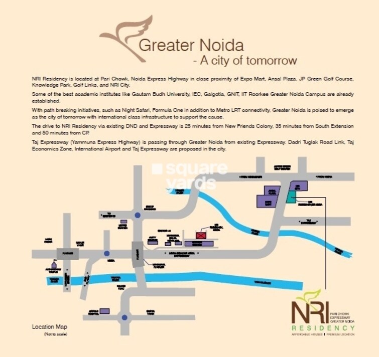 SDS NRI Residency Omega II Location Image