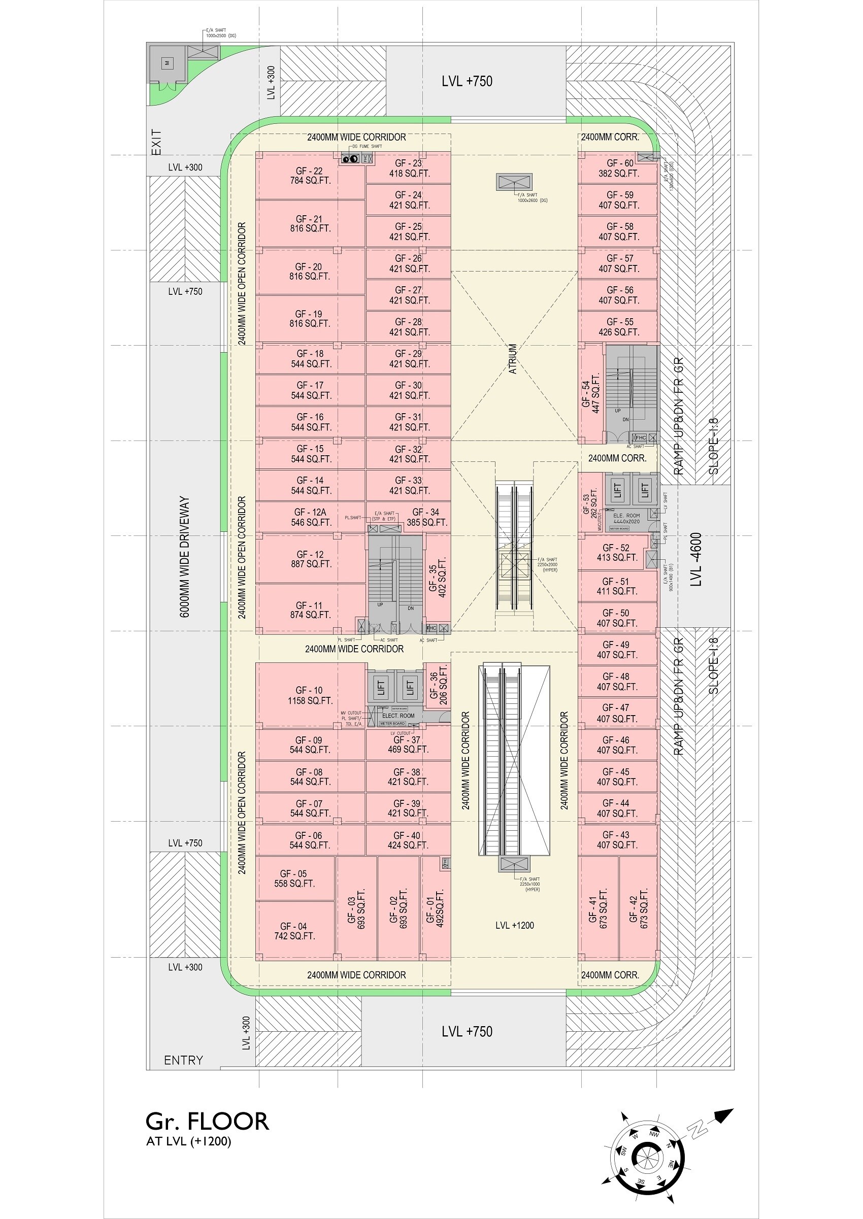 Shagun City Center Floor Plans 1