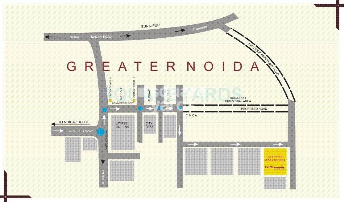 Representative image as actual visual unavailable for Shourya Alstonia Apartment