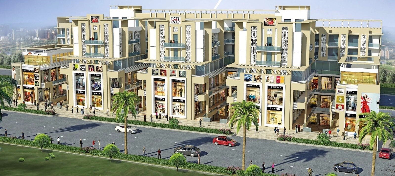 Shree Kunj KB Complex Commercial Exteriors