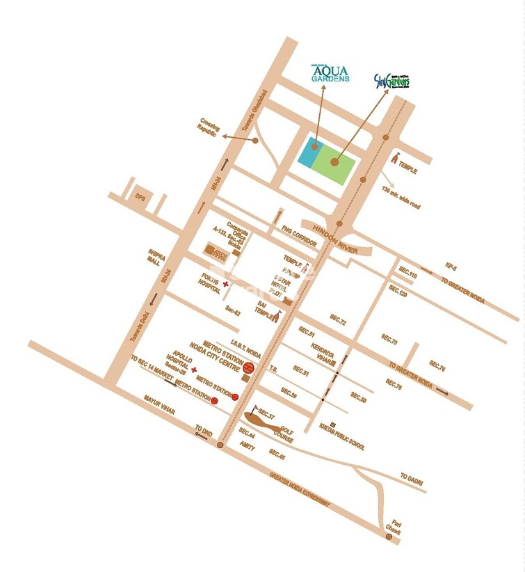 Shri Radha Aqua Garden Location Image