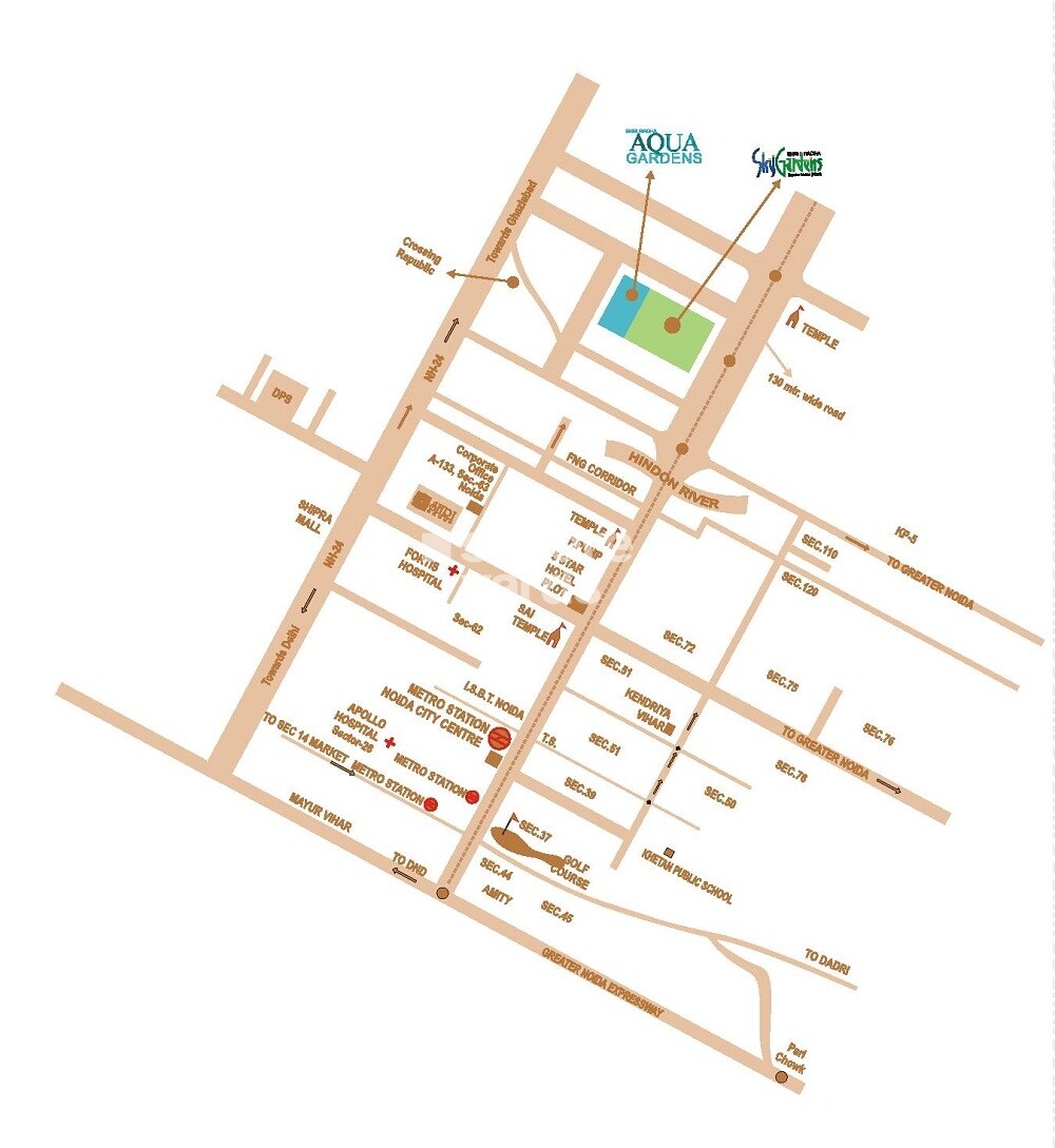 Shri Radha Aqua Garden Location Image