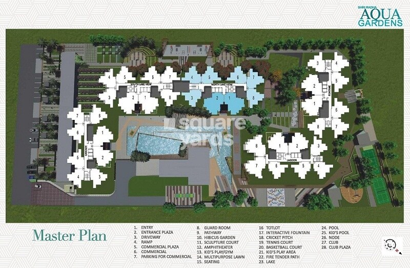 Shri Radha Aqua Garden Master Plan 1