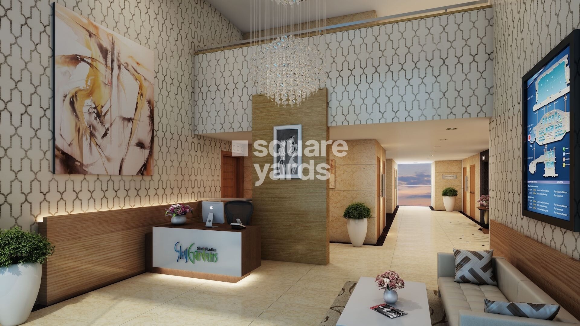 Shri Radha Sky Gardens Apartment Interiors 4