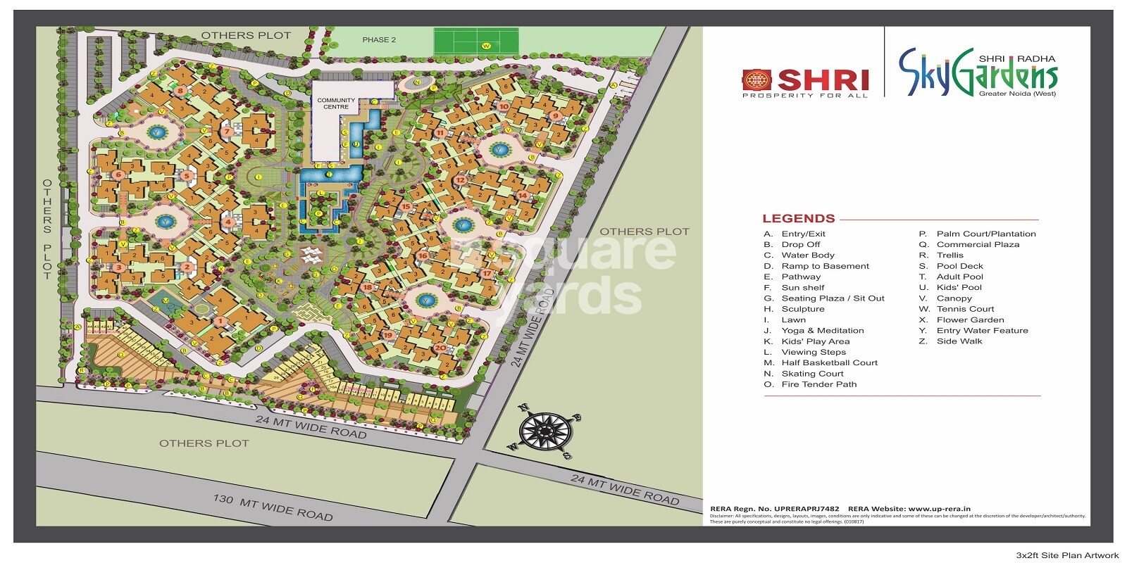 Shri Radha Sky Gardens Master Plan 1