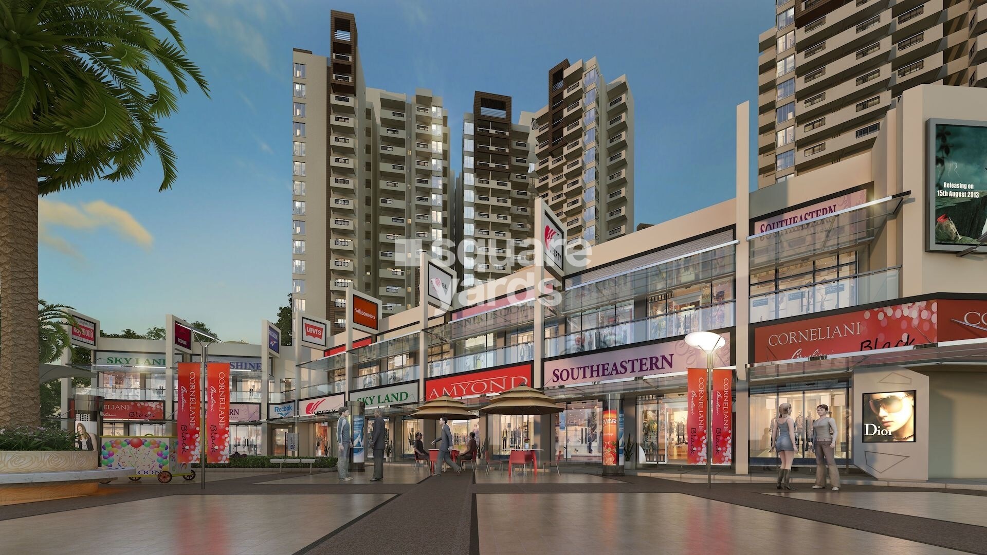 Shri Radha Sky Gardens Tower View 1