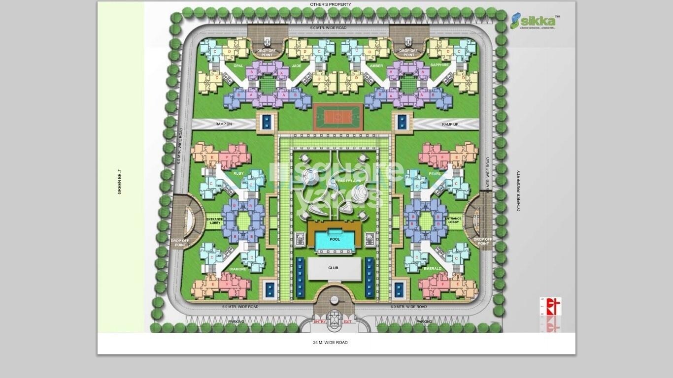 Sikka Kaamya Greens Master Plan Image