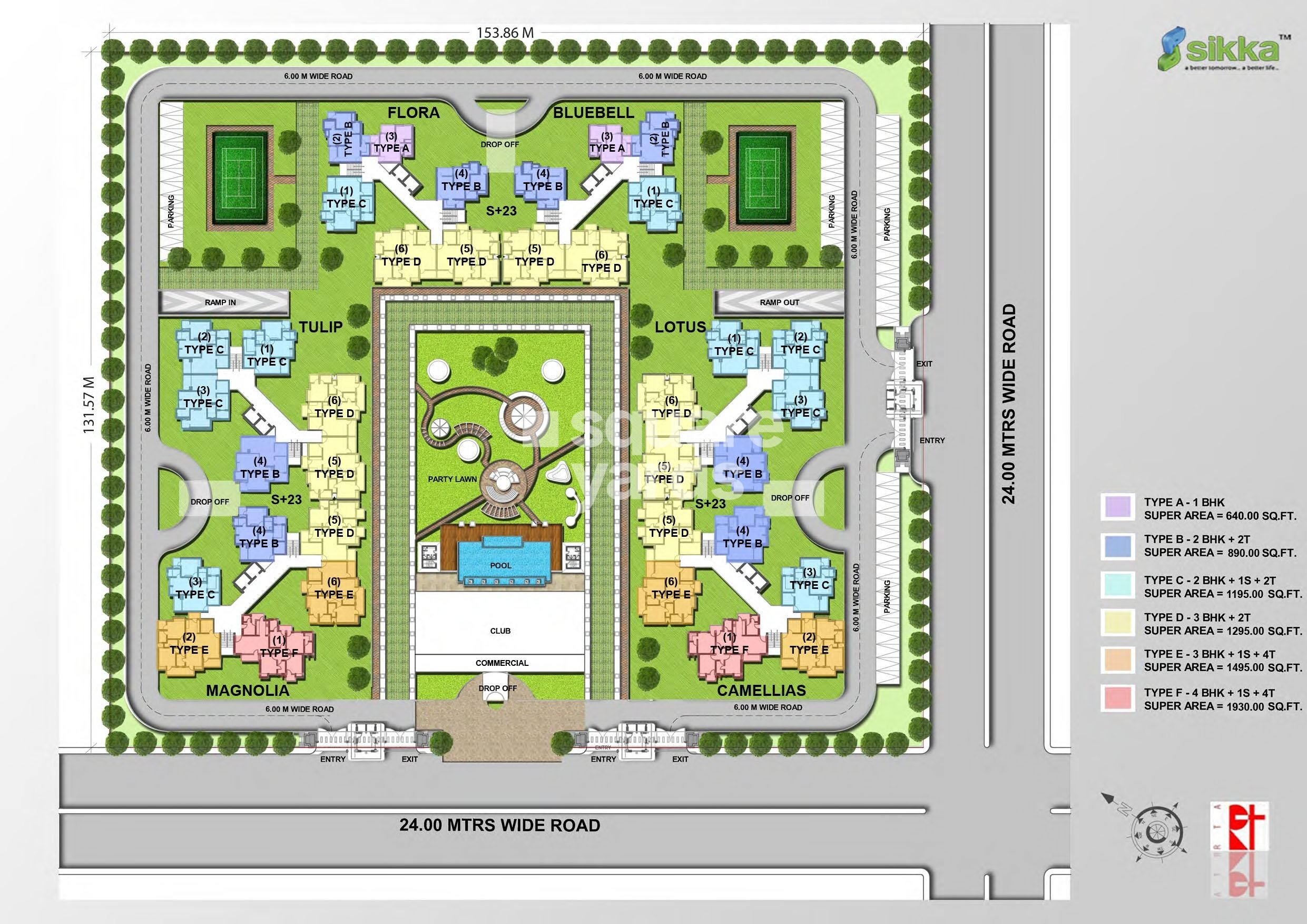 Sikka Kirat Greens Master Plan 1