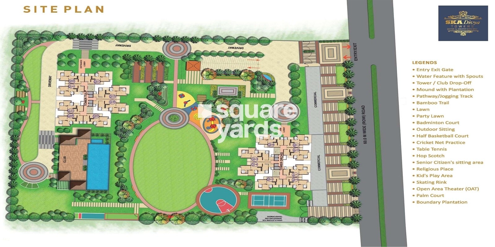 SKA Divya Towers Master Plan Image