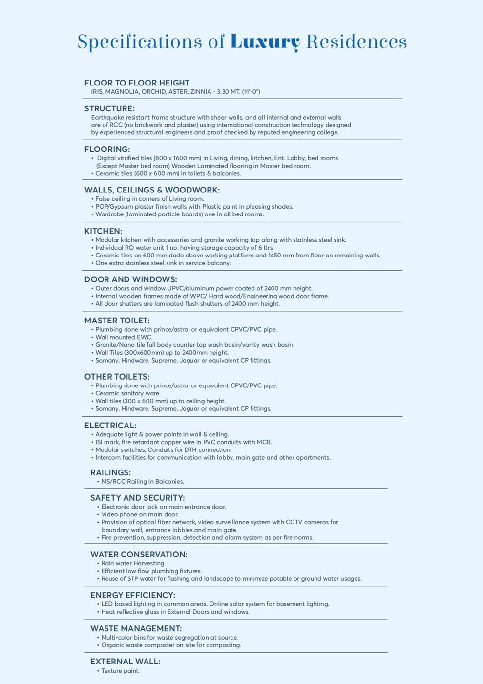 SKA Estate Specification