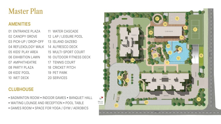 Sobha Aurum Master Plan Image