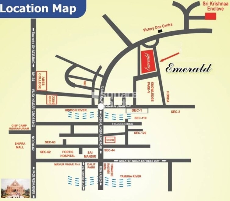 SS Sri Krishna Enclave Location Image