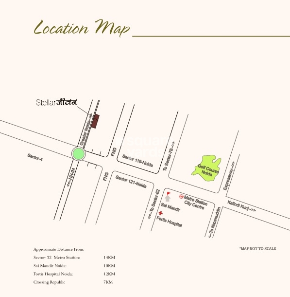 Rental 3 Bedroom 1694 Sq.Ft. Apartment in Stellar Jeevan, Noida Ext