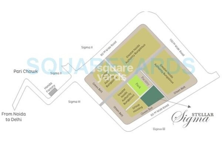 Stellar Sigma Villas Location Image