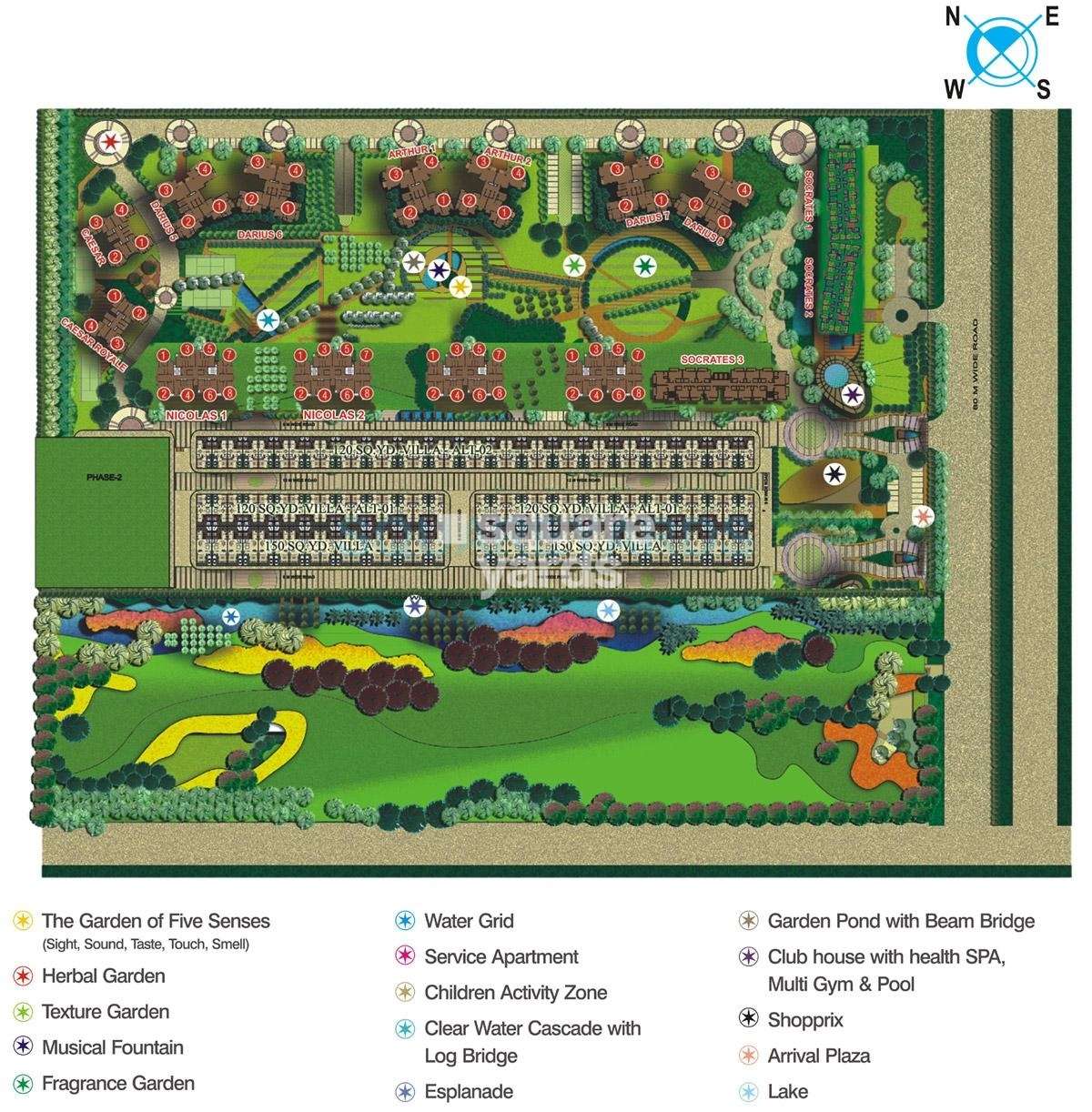 supertech czar villa master plan image3