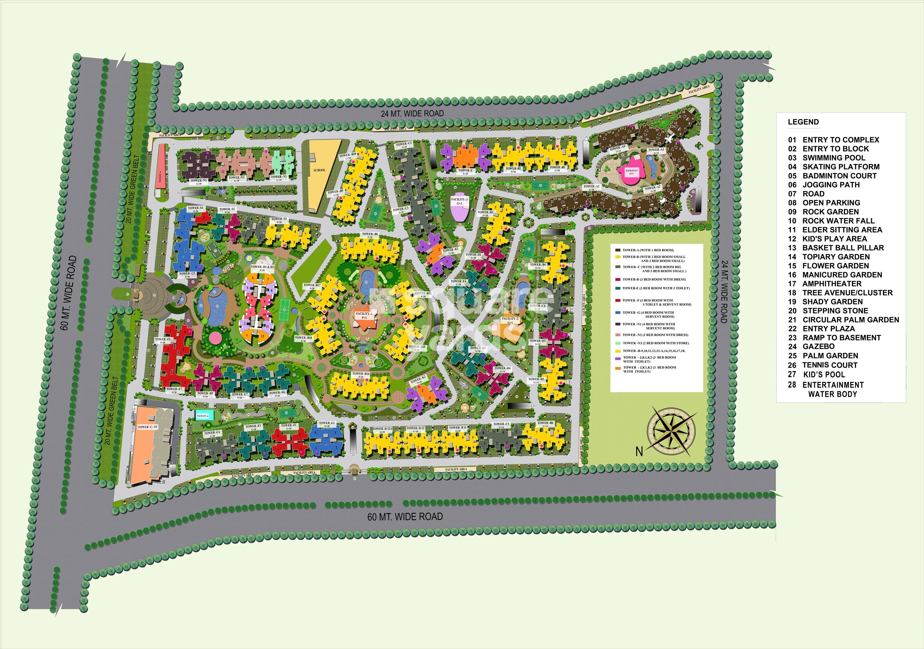 Supertech Ecovillage I Master Plan Image