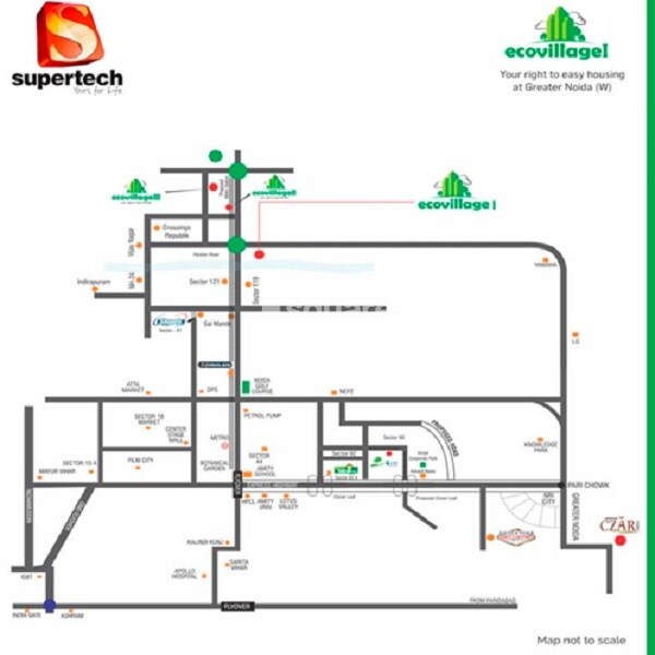 Supertech Ecovillage I Location Image