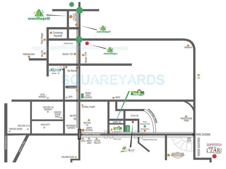 Supertech Ecovillage II Location Image