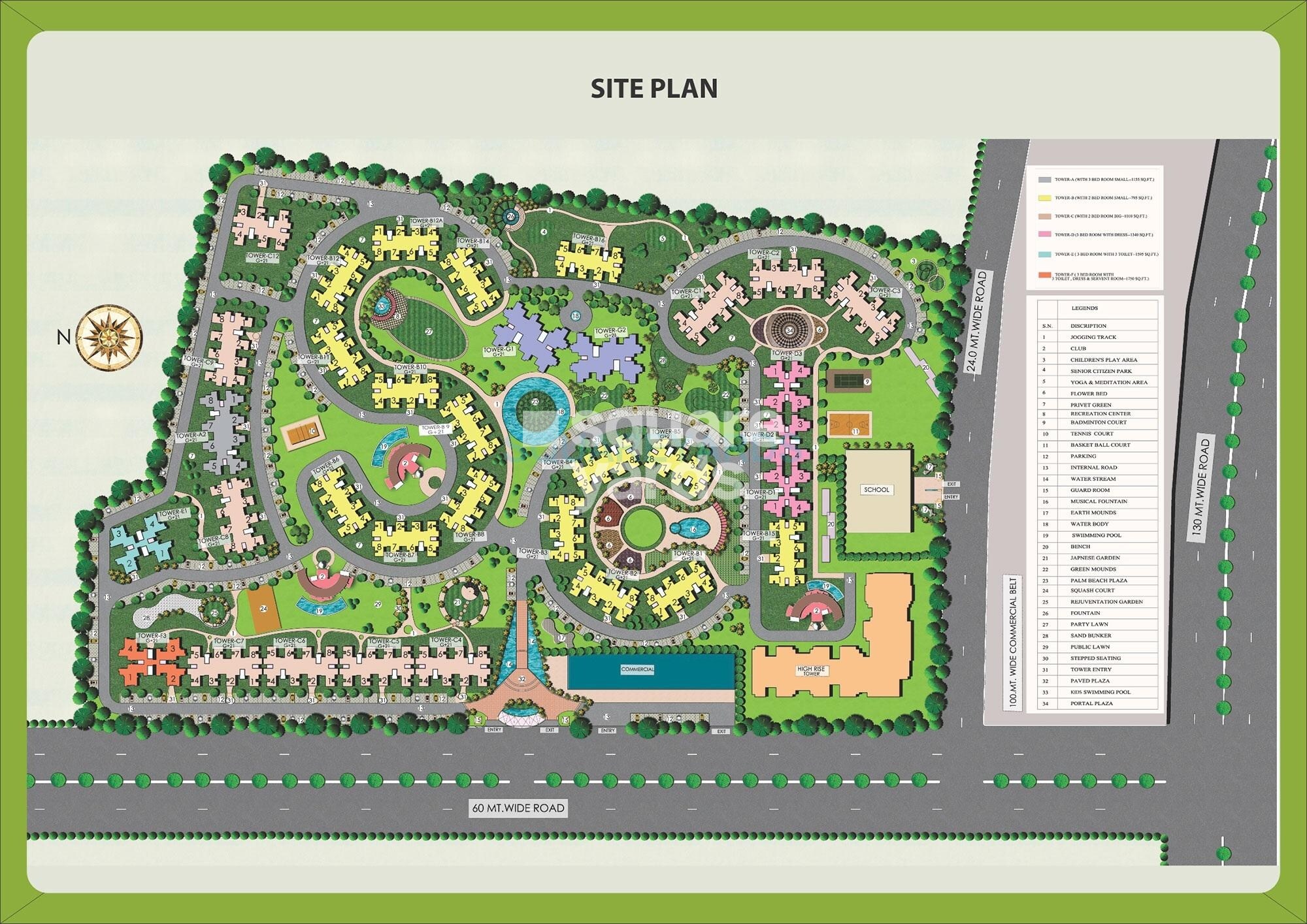 Supertech Ecovillage II Master Plan 1