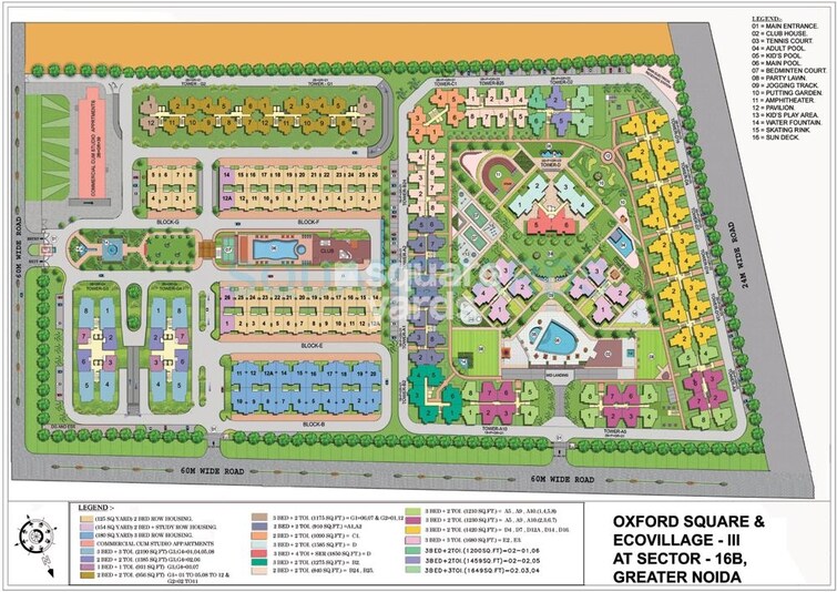 Supertech EcoVillage III Master Plan Image