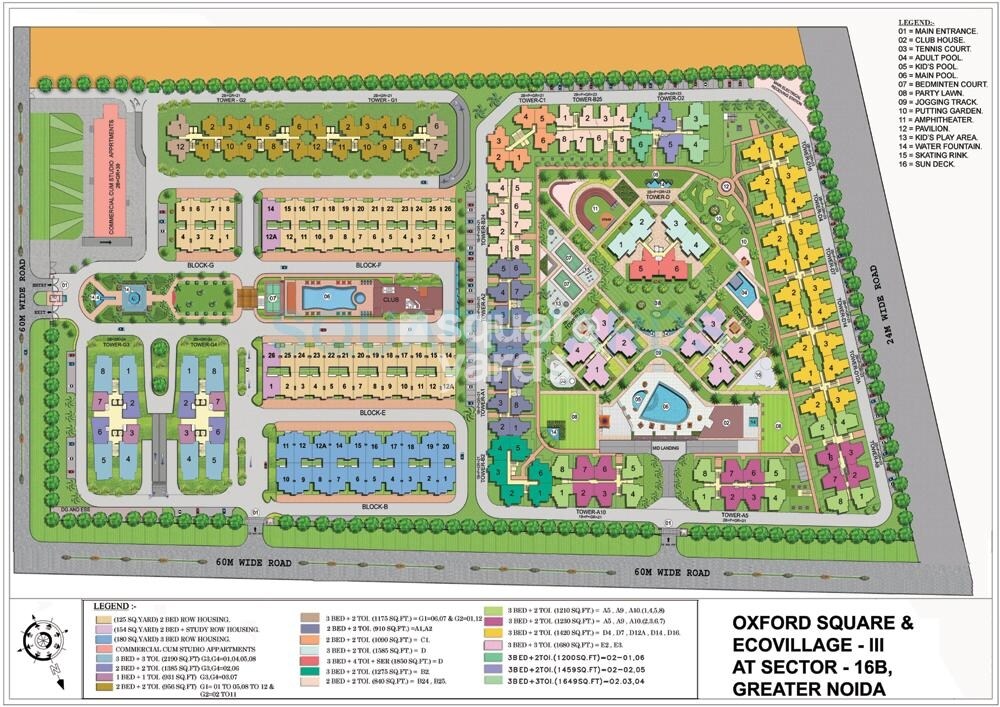 Supertech EcoVillage III Master Plan Image