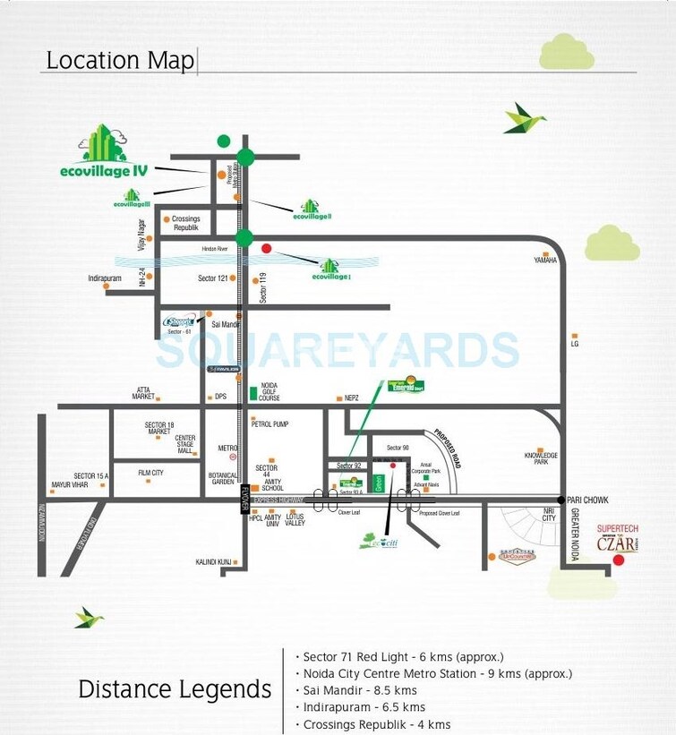 Supertech Ecovillage IV Location Image