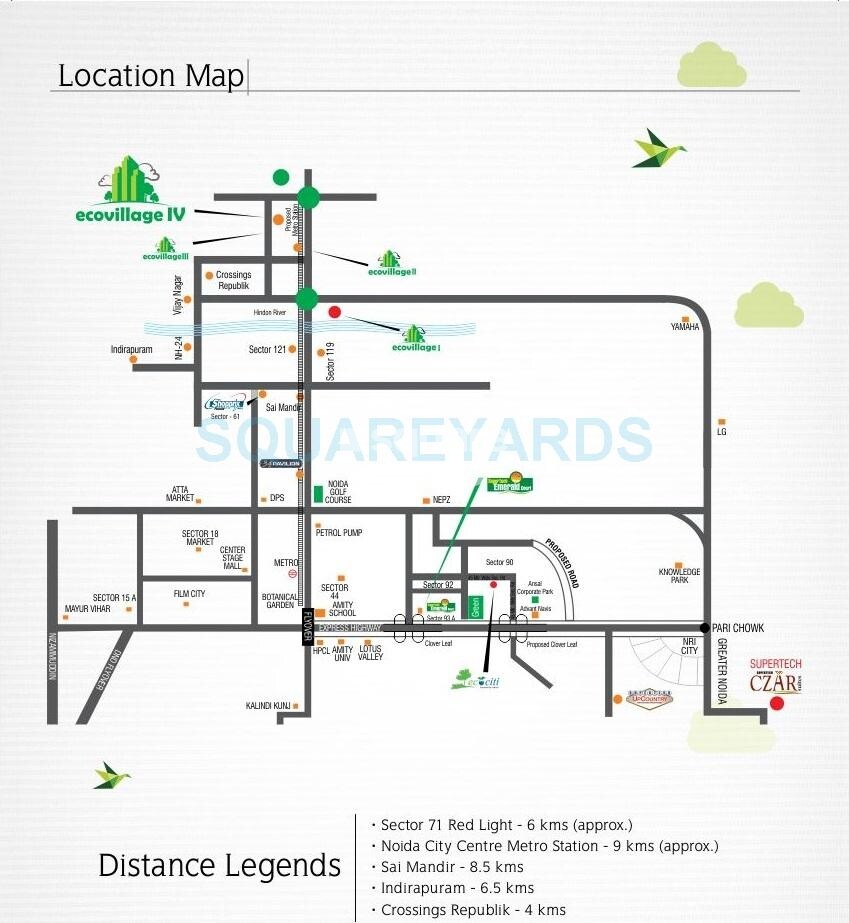 Supertech Ecovillage IV Location Image
