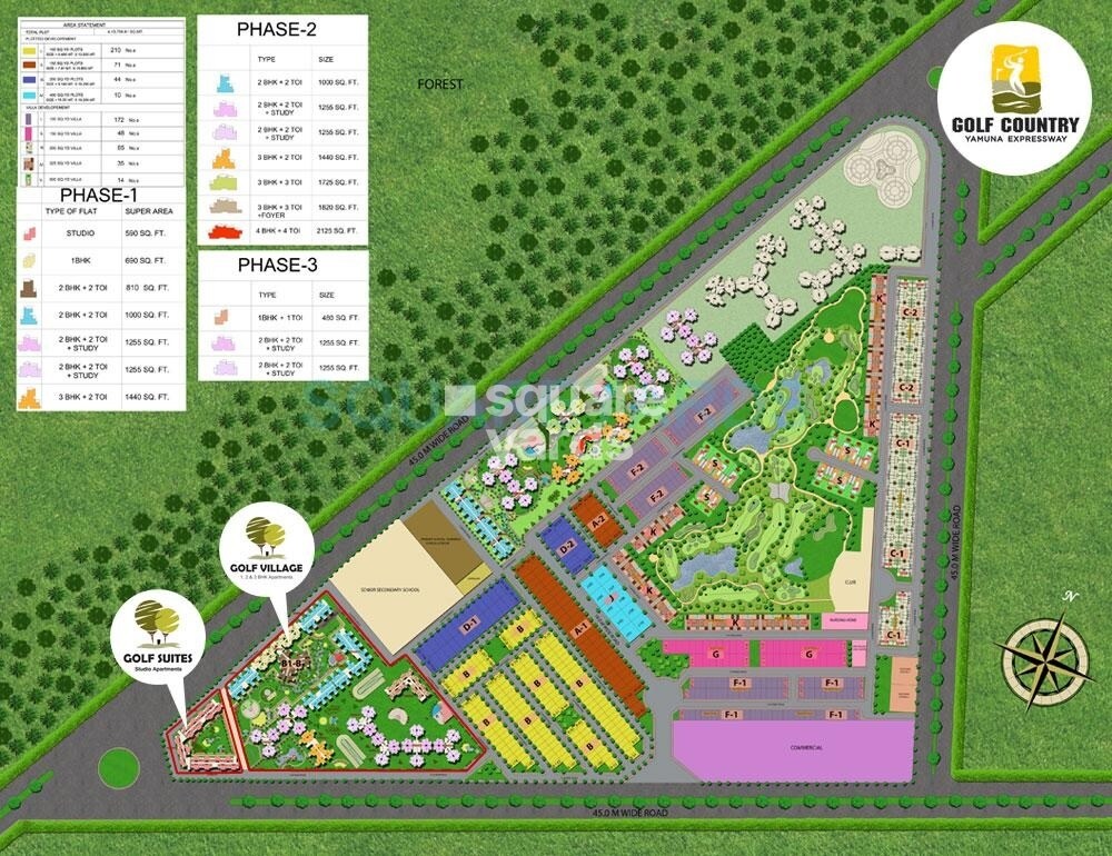 Supertech Golf Country Village Master Plan 1